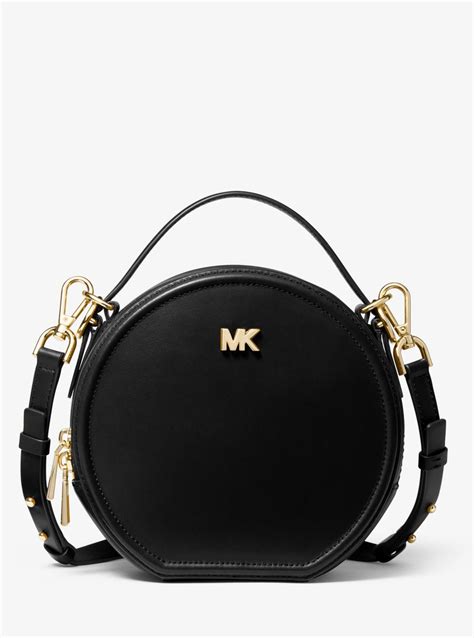 michael kors delaney leather canteen crossbody